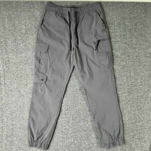 Marc Ecko Cut & Sew Cargo Pants Men's Size Medium 32x30 Gray Joggers Streetwear